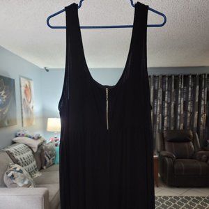 Torrid Black Bust Zipped Super Soft Tank Top Size 5